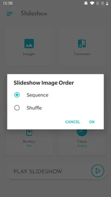 Photo slideshow with music android App screenshot 4